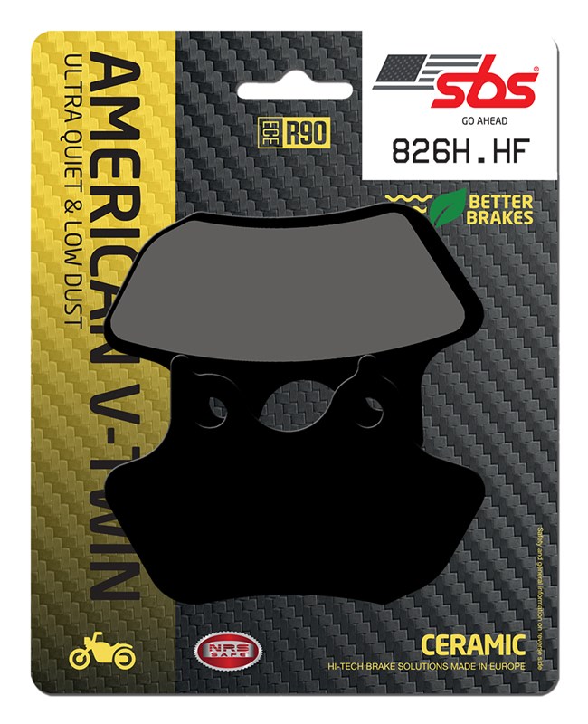 SBS brake pads KH400 street standart ceramic colour black (826H.HF)